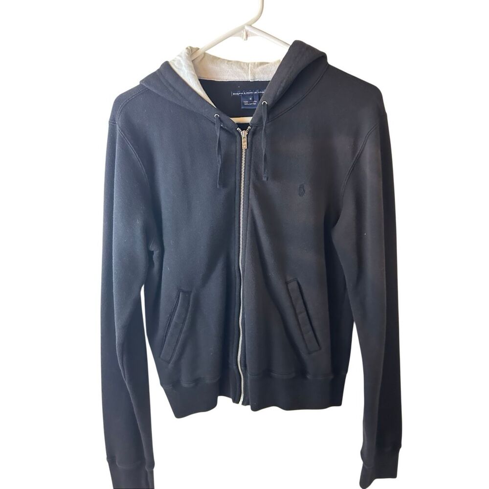 Ralph Lauren Sport M Medium full zipper hoodie‎ navy rn#94305